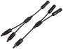 Sygonix SY-6408046 Napelemes berendezés csatlakozó Átalakító kábel 30 A Fekete 36 cm 2. bélyegkép
