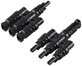 Sygonix Solaradapter T-Verbinder (3 zu 1) 1000V SY-6408000 Y dugó