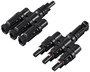 Sygonix Solaradapter T-Verbinder (3 zu 1) 1000V SY-6408000 Y dugó bélyegkép