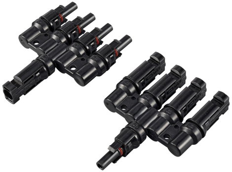 Sygonix Solaradapter T-Verbinder (4 zu 1) 1000V SY-6408002 Y dugó 2. kép