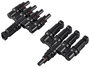 Sygonix Solaradapter T-Verbinder (4 zu 1) 1000V SY-6408002 Y dugó 2. bélyegkép