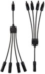Sygonix SY-6407994 Napelemes berendezés csatlakozó Átalakító kábel Fekete 46.5 cm 3. bélyegkép