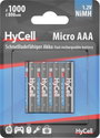 Mikroceruza akku AAA NiMH, 1,2V 1000 mAh, 4 db, HyCell HR3, HR03, UO100557, DC2400, DC2400B4N, LR03 2. bélyegkép