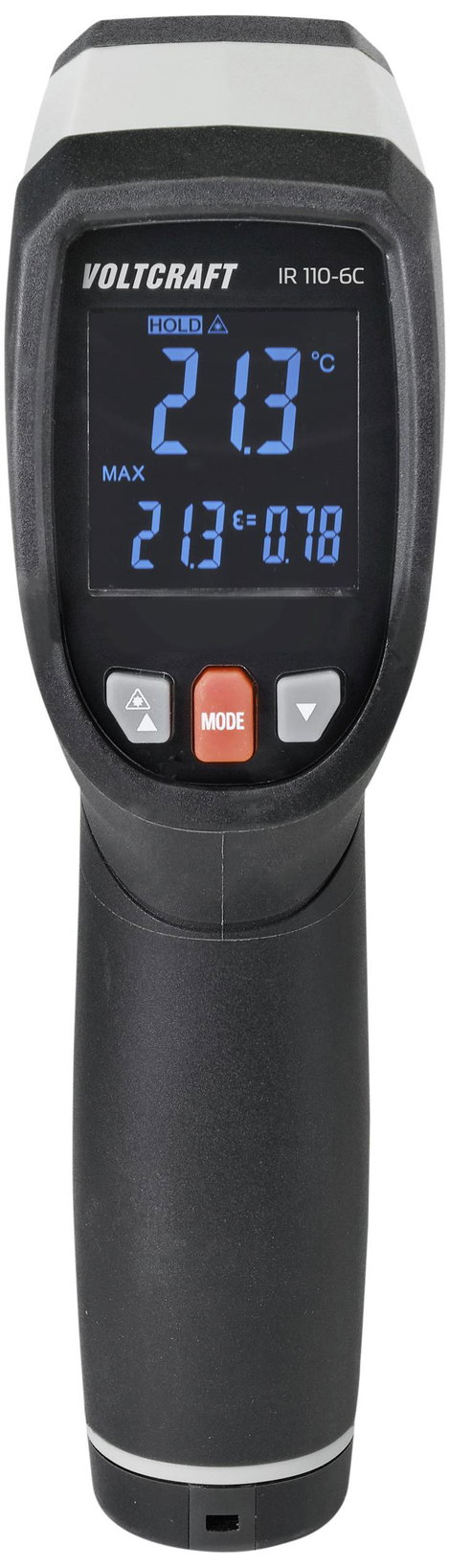 VOLTCRAFT IR 110-6C Precíziós infra hőmérő Optika 6:1 0 - 110 °C 3. kép