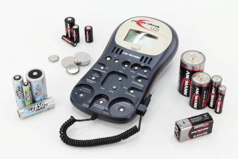 Elem és akkuvizsgáló, gombelem teszter Ansmann Energy-Check LCD 8. kép