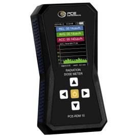PCE Instruments PCE-RDM 10 Geiger-Müller számlálócső Sugárzás: Röntgen akusztikus riasztás, doziméte