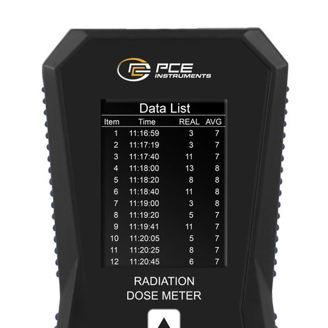 PCE Instruments PCE-RDM 10 Geiger-Müller számlálócső Sugárzás: Röntgen akusztikus riasztás, doziméte 2. kép