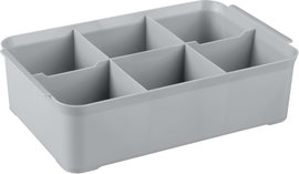 Curver 243860 Tárolódoboz HANDY (H x Sz x Ma) 275 x 175 x 75 mm Ezüst 1 db