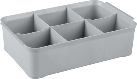 Curver 243860 Tárolódoboz HANDY (H x Sz x Ma) 275 x 175 x 75 mm Ezüst 1 db