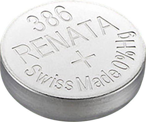 Renata Gombelem 386 1.55 V 1 db 130 mAh Ezüstoxid