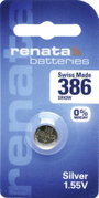 Renata Gombelem 386 1.55 V 1 db 130 mAh Ezüstoxid 3. bélyegkép