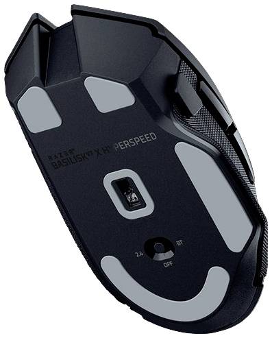 RAZER Basilisk V3 X HyperSpeed Ergonómikus gamer egér Bluetooth™ Optikai Fekete 7 Gombok 18000 dpi E 2. kép