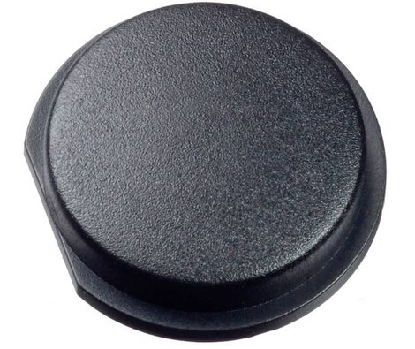 MEC 10U09 10U Series Zárósapka kerek Fekete 1 db