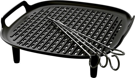 Philips Home HD9926/00 Grillkészlet Fekete, Fémes