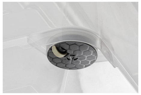 Curver 243857 Tárolódoboz HANDY Egymásra rakható (H x Sz x Ma) 800 x 500 x 687 mm Átlátszó, Ezüst 1 2. kép
