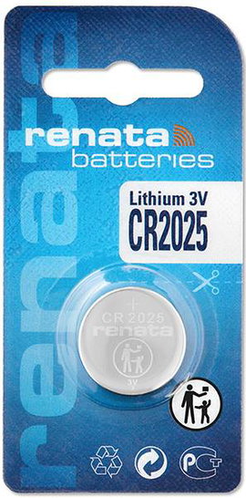 Renata Gombelem CR 2025 3 V 1 db 165 mAh Lítium