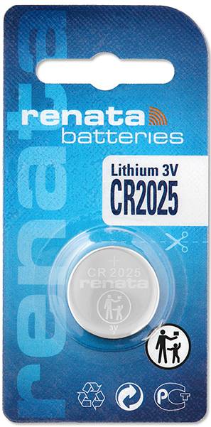 Renata Gombelem CR 2025 3 V 1 db 165 mAh Lítium