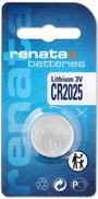 Renata Gombelem CR 2025 3 V 1 db 165 mAh Lítium bélyegkép