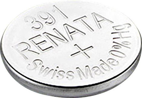 Renata Gombelem 391 1.55 V 1 db 50 mAh Ezüstoxid