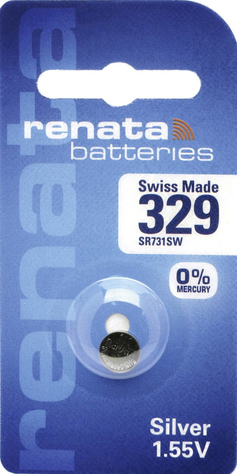 Renata Gombelem 329 1.55 V 1 db 37 mAh Ezüstoxid 3. kép