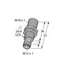 Turck Induktív érzékelő Síkba építhető PNP, záró BI8-M18-AP6X-H1141 3. bélyegkép