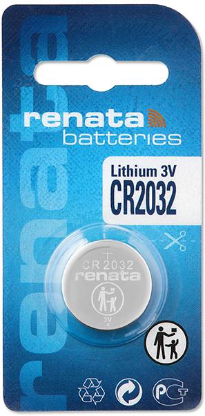 Renata Gombelem CR 2032 3 V 1 db 225 mAh Lítium