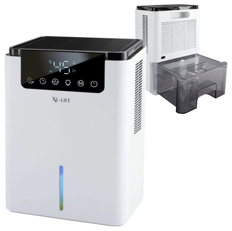 X4-LIFE D2 Páramentesítő 20 m² 60 W 0.7 l/nap Fekete 5. kép