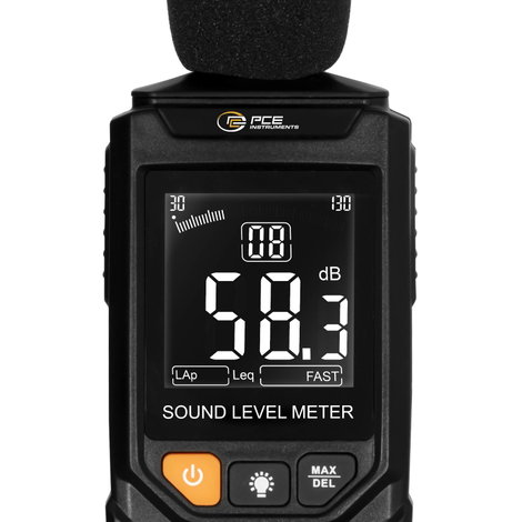 PCE Instruments PCE-354 Zajszintmérő 30 - 130 dB 20 Hz (min) 2. kép