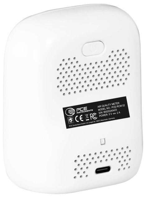 PCE Instruments PCE-RCM 02 Finom por mérőkészülék Légnedvesség, Hőmérséklet, Finom por, Légszennyeze 3. kép
