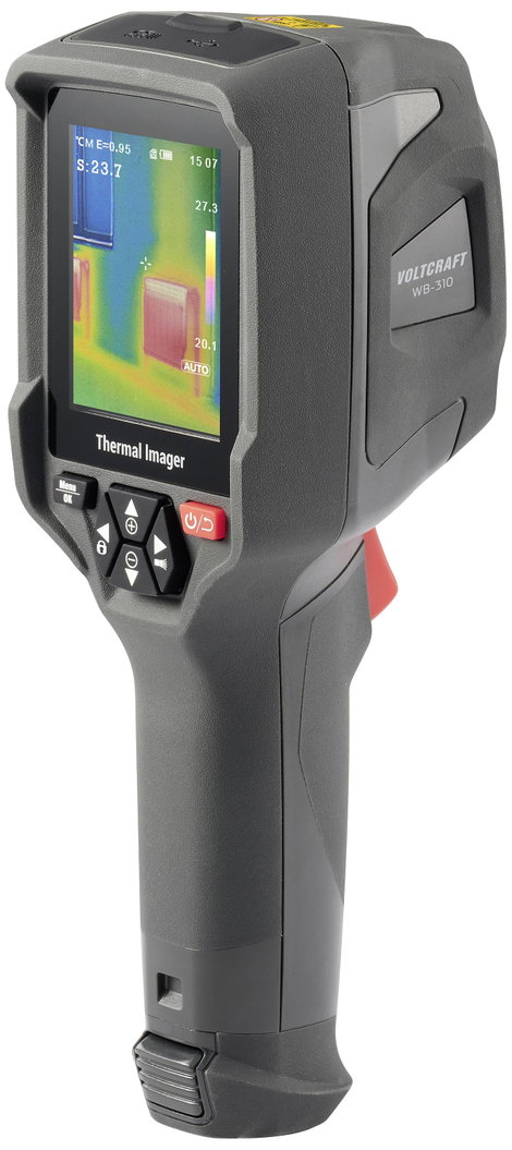 VOLTCRAFT WB-310 Hőkamera -20 - 550 °C 160 x 120 Pixel 25 Hz Beépített digitális kamera, WiFi, Beépe 2. kép
