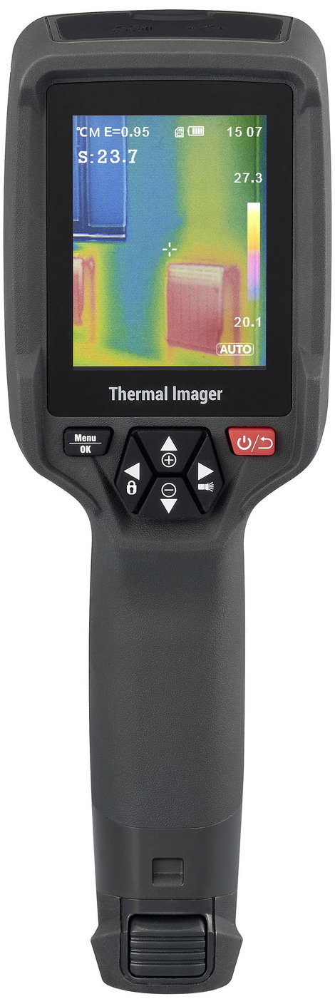 VOLTCRAFT WB-310 Hőkamera -20 - 550 °C 160 x 120 Pixel 25 Hz Beépített digitális kamera, WiFi, Beépe 5. kép