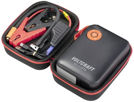 VOLTCRAFT Gyorsindító rendszer VC-CJS76 VC-16024485 Indulási segédáram=300 A 2 db 12 V-os kimenet, 2 7. kép