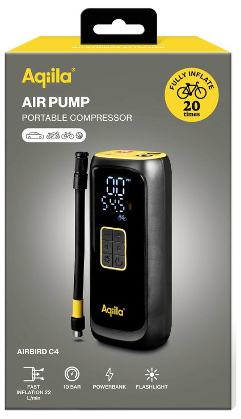 Aqiila AQAPC4BK475 Akkus kompresszor Airbird C4 10.3 bar 3. kép