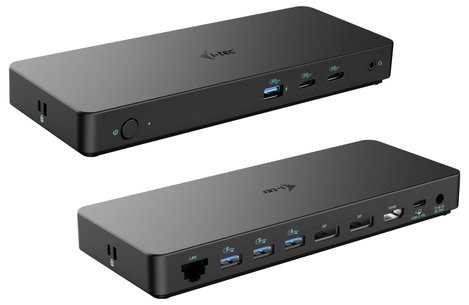 i-tec USB-C® dokkoló állomás I-TEC USB-C Triple 4K DS Gen2 PD 100W 2. kép