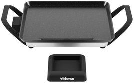 Tristar Slim S Grillező lap Elektromos fokozatmentes hőmérséklet szabályozó Fekete
