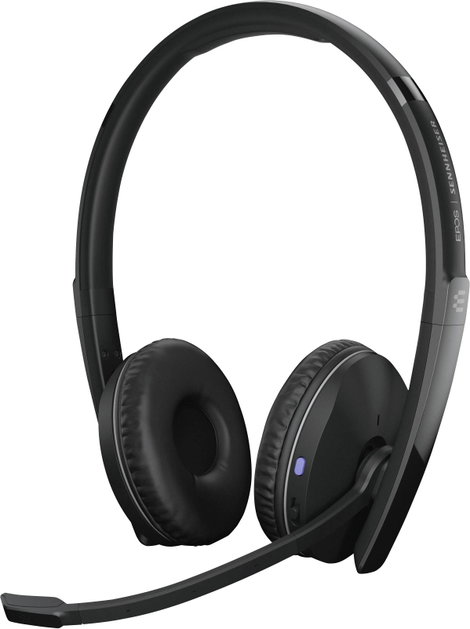 EPOS Headset Telefon On Ear headset Bluetooth® Stereo Fekete Noise Cancelling Hangerő szabályozás, M