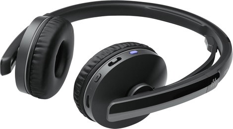EPOS Headset Telefon On Ear headset Bluetooth® Stereo Fekete Noise Cancelling Hangerő szabályozás, M 2. kép