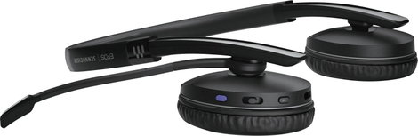 EPOS Headset Telefon On Ear headset Bluetooth® Stereo Fekete Noise Cancelling Hangerő szabályozás, M 4. kép