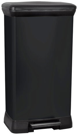 Curver Deco bin metalics 246364 Szemeteskuka 50 l (Sz x Ma x Mé) 390 x 720 x 290 mm Fekete 1 db