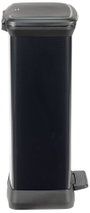 Curver Deco bin metalics 246364 Szemeteskuka 50 l (Sz x Ma x Mé) 390 x 720 x 290 mm Fekete 1 db 2. bélyegkép