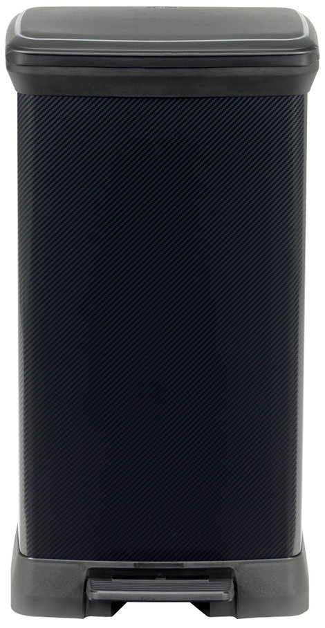 Curver Deco bin metalics 246364 Szemeteskuka 50 l (Sz x Ma x Mé) 390 x 720 x 290 mm Fekete 1 db 3. kép
