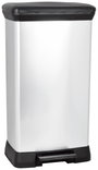 Curver Deco bin metalics 240643 Szemeteskuka 50 l (Sz x Ma x Mé) 390 x 720 x 290 mm Ezüst, Fekete 1 bélyegkép