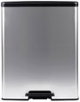 Curver Deco bin slim 254610 Szemeteskuka 65 l (Sz x Ma x Mé) 480 x 615 x 280 mm Ezüst, Fekete 1 db 3. bélyegkép