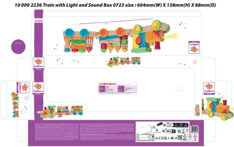 Eichhorn Zug mit Licht und Sound 100002236 Játékosok száma (max.): 1 2. kép