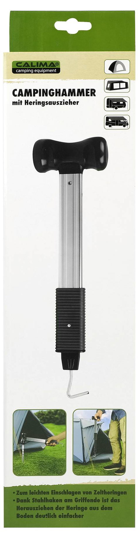 Calima 46060 Sátorcövek kalapács 420 mm x 110 mm x 55 mm 1 db 3. kép