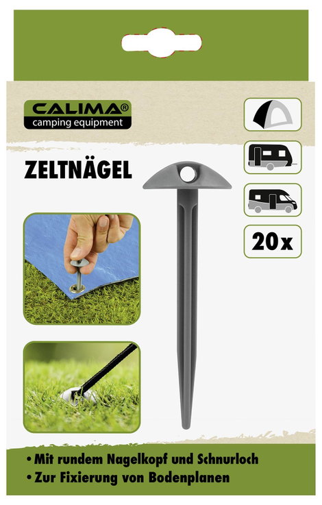 Calima 46022 Sátorcövek 87 mm x 30 mm x 30 m 1 db 2. kép