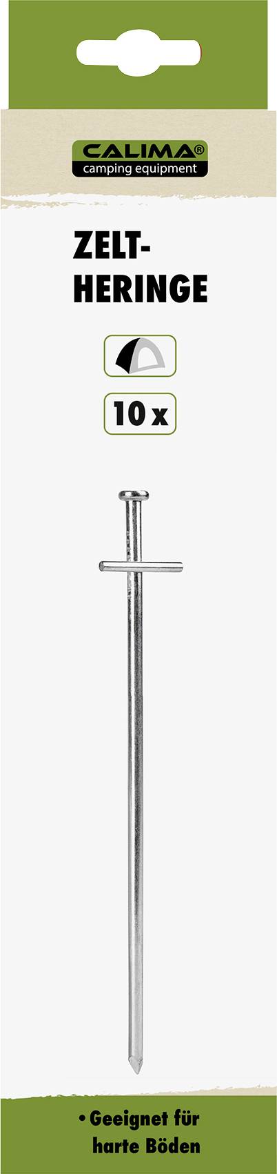 Calima 46021 Sátorcövek 230 mm x 6 mm x 6 mm 10 db