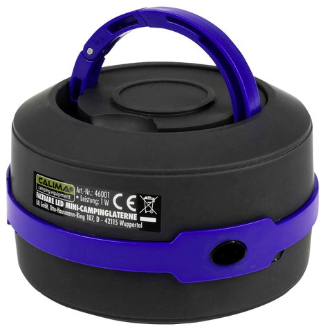 Calima 46001 Kemping lámpás Elemekről üzemeltetett 135 g Fekete-kék 2. kép