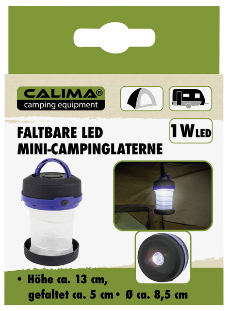 Calima 46001 Kemping lámpás Elemekről üzemeltetett 135 g Fekete-kék 3. kép