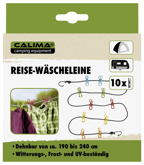 Calima 46016 Feszítőkötél 190, 240 cm, cm x 8 cm x 3 cm 1 db 2. kép
